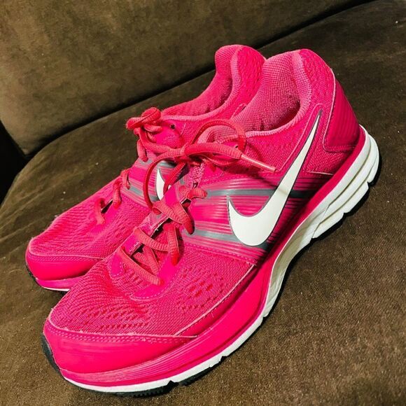 Excellent Nike Air Zoom Pegasus 28 Fuchsia Pink Womens Size 9 US 40.5 EUR - Picture 5 of 16